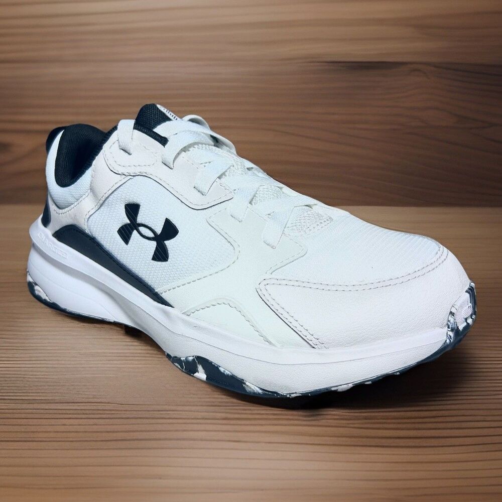 Under Armour Men’s Training Shoes White Size 8.5 US 4E Extra Wide 3026860-101